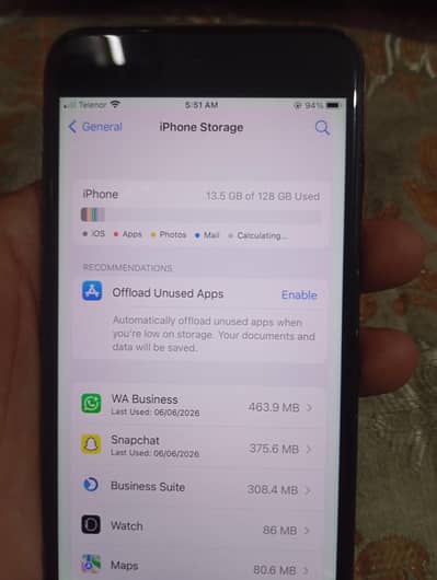 Apple iPhone 7plus 128gb PTA