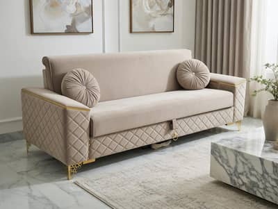 Sofa Cum Bed, Wall Poshish, Poshish Bed, Poshish Sofa Furniture