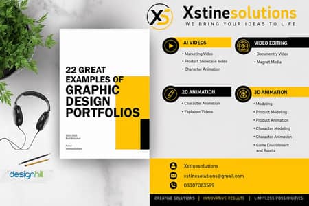 Professional Graphic Design Portfolio | Exclusive AI & 3D Animation