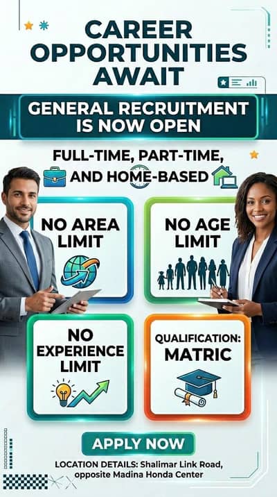 Hiring now on urgent base