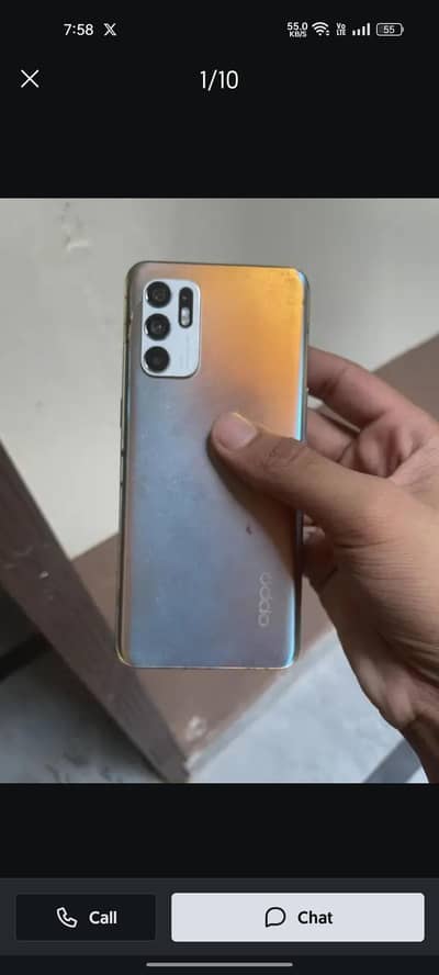 OPPO Reno 6 exchange possible