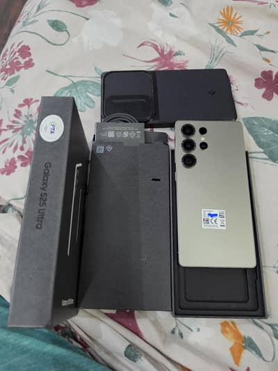 Samsung Mobile S25 Ultra Offic PTA Approve 12/512 Full Box 10/10