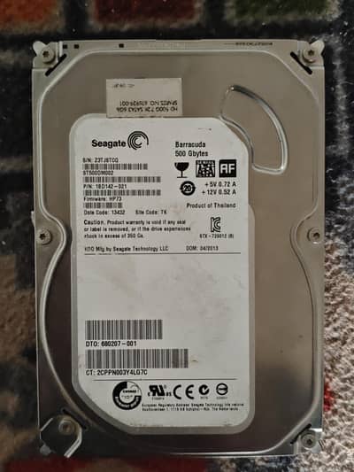 Seagate 500 hard drive