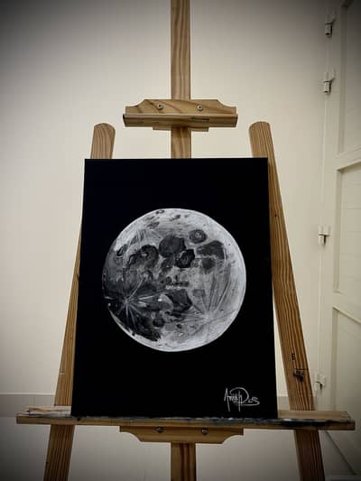 Moon painting