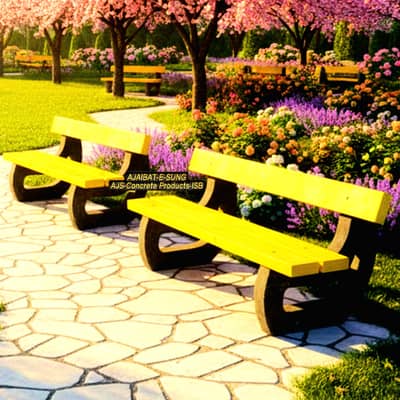 Bench for Park, outdoor Bench, Park Table Benches, Planters for plants