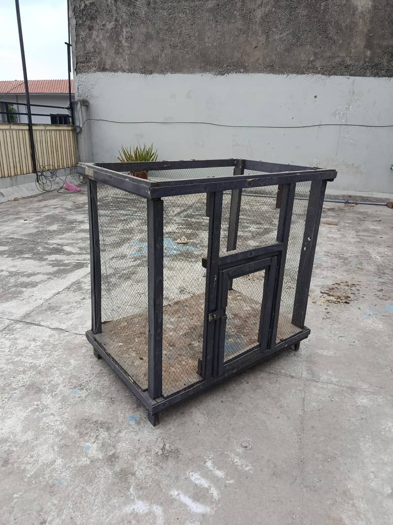 Solid Wooden Cage 0