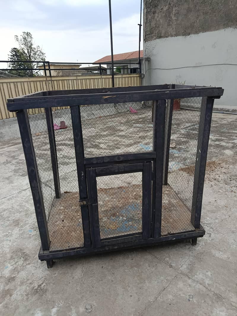 Solid Wooden Cage 1