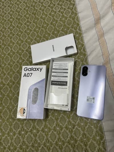 Samsung Mobile A07 full box