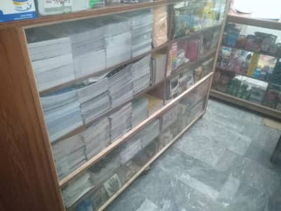 Stationary Shop Items, Counters and Front Grill for Sales