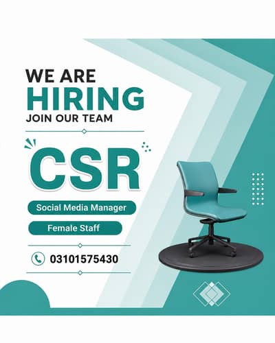 female CSR and social media management  only female