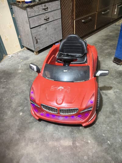 Kids Electric Car Red Color New Batteries Installed