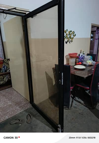 Aluminium Door with Glass & Frame