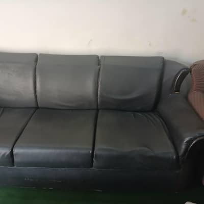 leather sofa