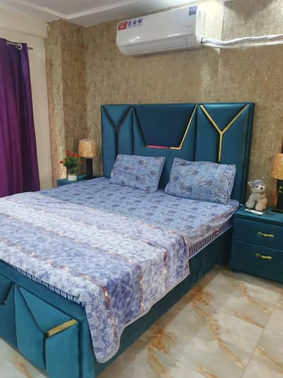 One Bed Apartment Furnished For Rent In Iqbal Block Like New Family Building