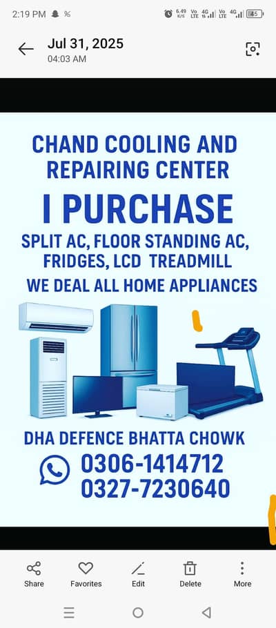 We Buy Old  - Used AC Buyer - Split, Inverter & Window AC /fridge
