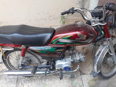 Honda CD 70 home use urgent sale