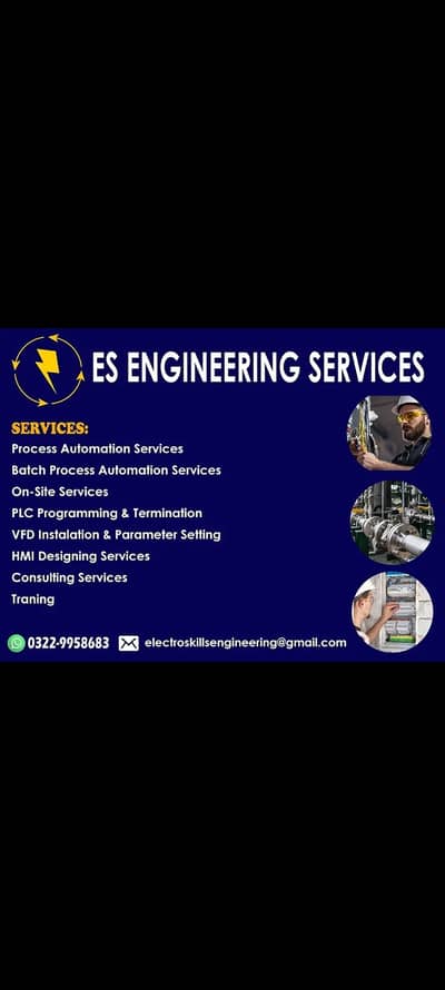 All types of PLCs VFDs HMIs and other Electrical Item plus services