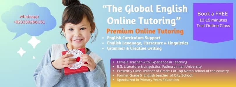 Female Online Global English Tutor Specialized in Primary Education