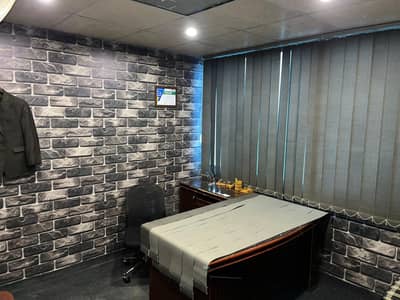 One/Two Rooms Furnished office half rent ideal location (morning shift