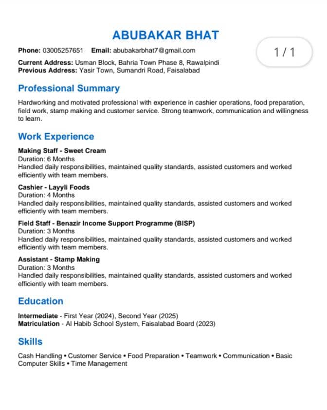 job Needed 0