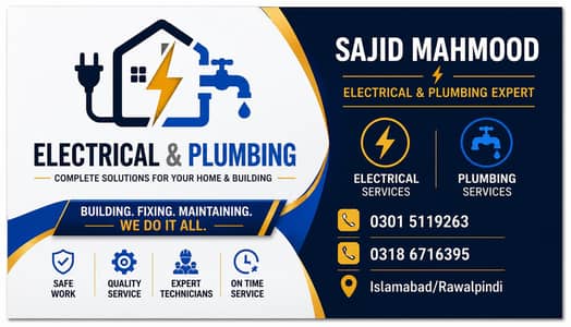 electrician and plumber