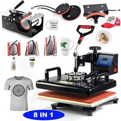 8 in 1 sublimation printing machine