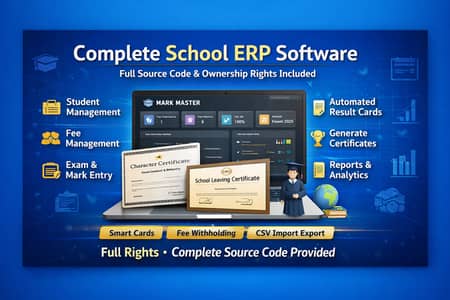 School Management Software – Full Source Code & Rights (03256061604)