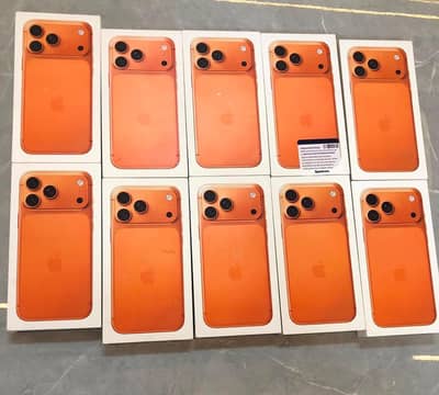 iPhone 17 pro max orange 265k  JV Box pack