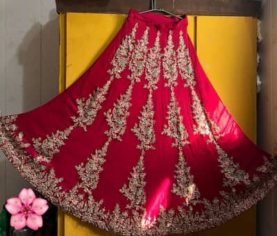 ​ BRAND NEW / NEVER WORN Pure Chiffon Bridal Lehnga Choli