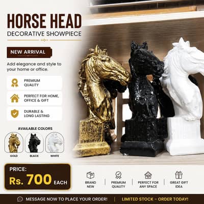  New Horse Head Decorative Showpiece – Home & Office Decor