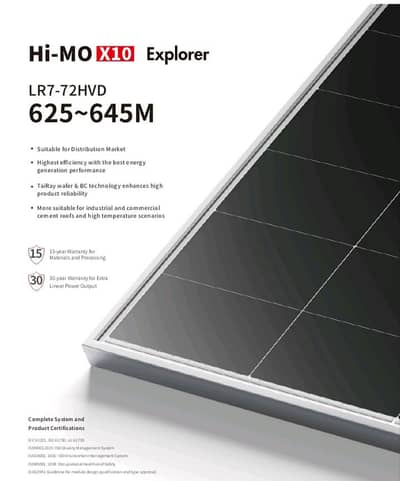 longi HiMo X10 645 w