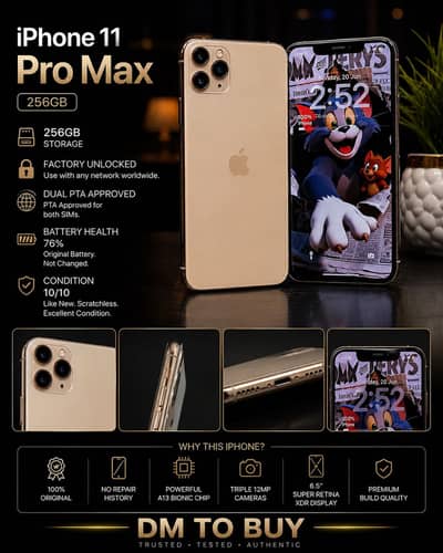 Apple iPhone 11 Pro Max 256GB Dual PTA