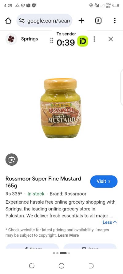 Rossmor mastard paste