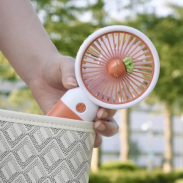 easy to carry Mini Handheld Fan for kids and adults, USB rechargeable portable fan for school and office