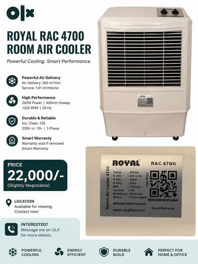 Air cooler Royal  – Excellent Condition