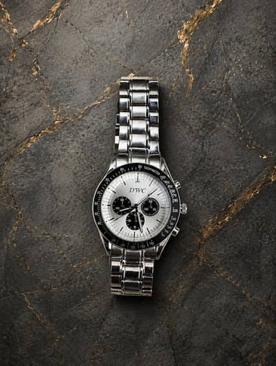 ​DWC Men's Stainless Steel Tachymeter Watch
