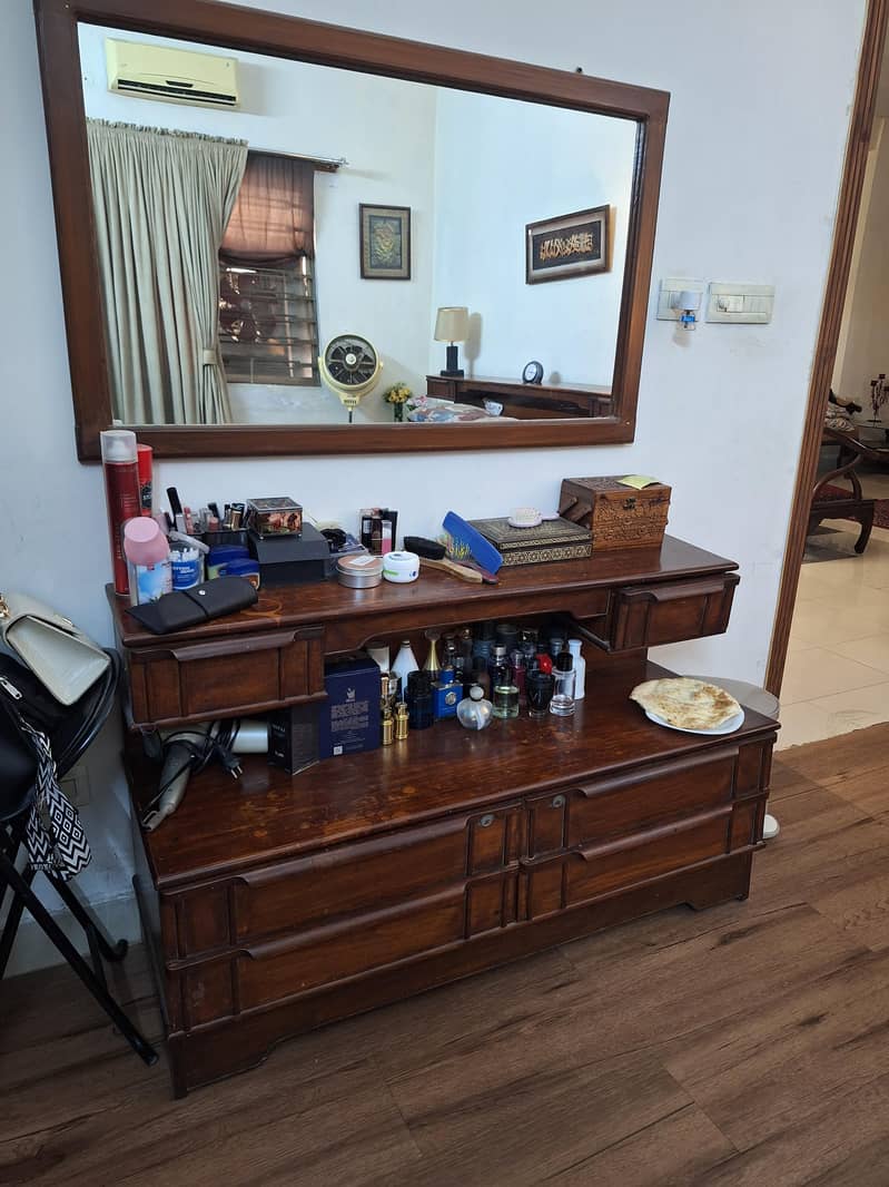 complete bed set with dressing table 3