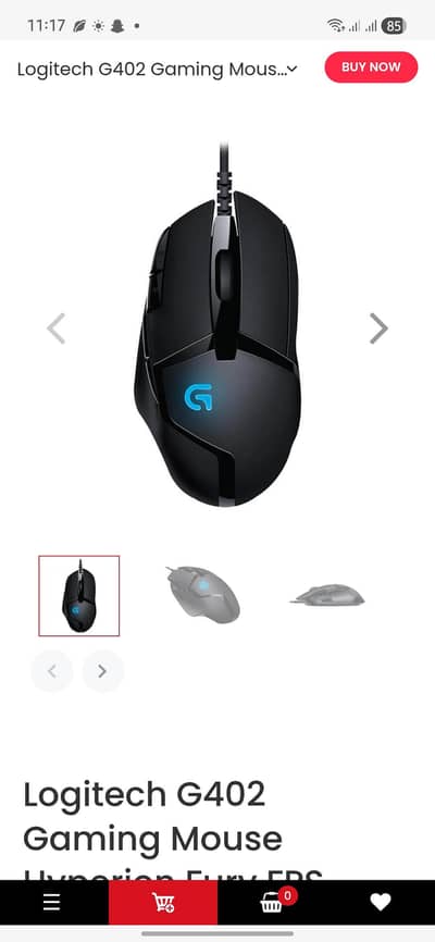 Logitech gaming mouse