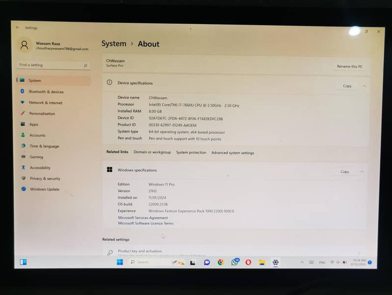 Microsoft pro 5 2
