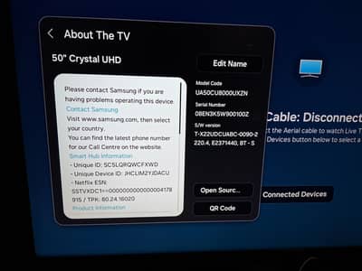 CU8000 Crystal UHD 50 inches