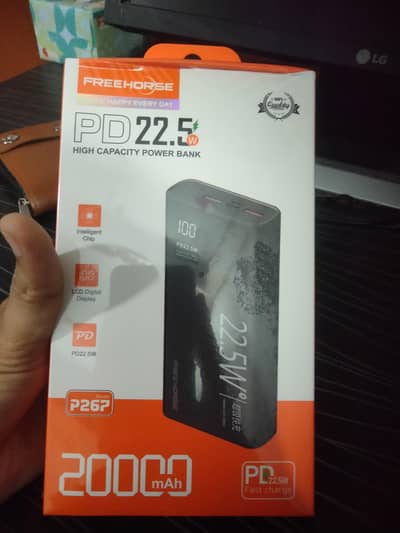 Freehorse 20,000mAh 22.5W PD Fast Charging Power Bank – Brand New
