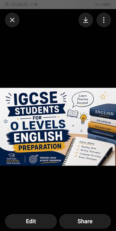 O'Levels English Preparation Classes
