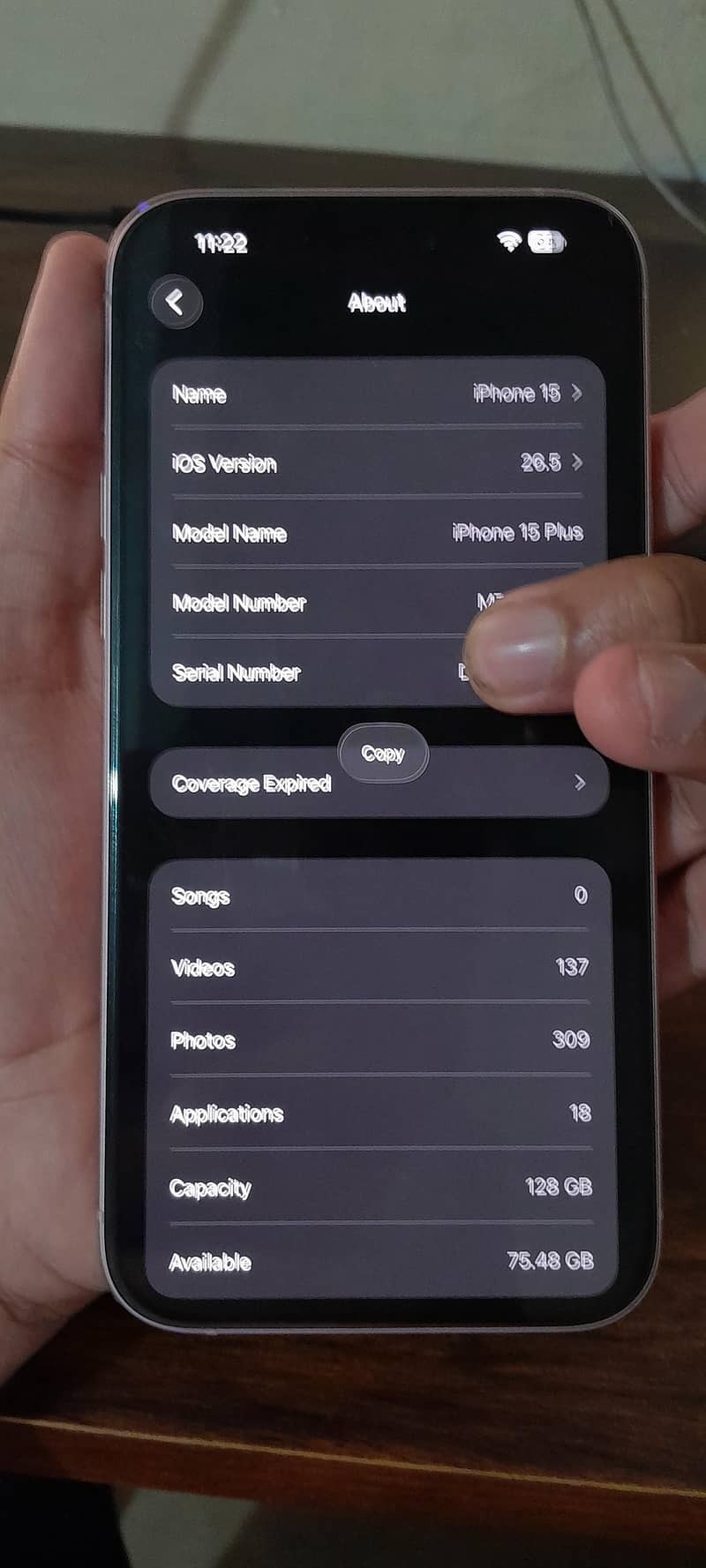 IPhone 15 plus 6