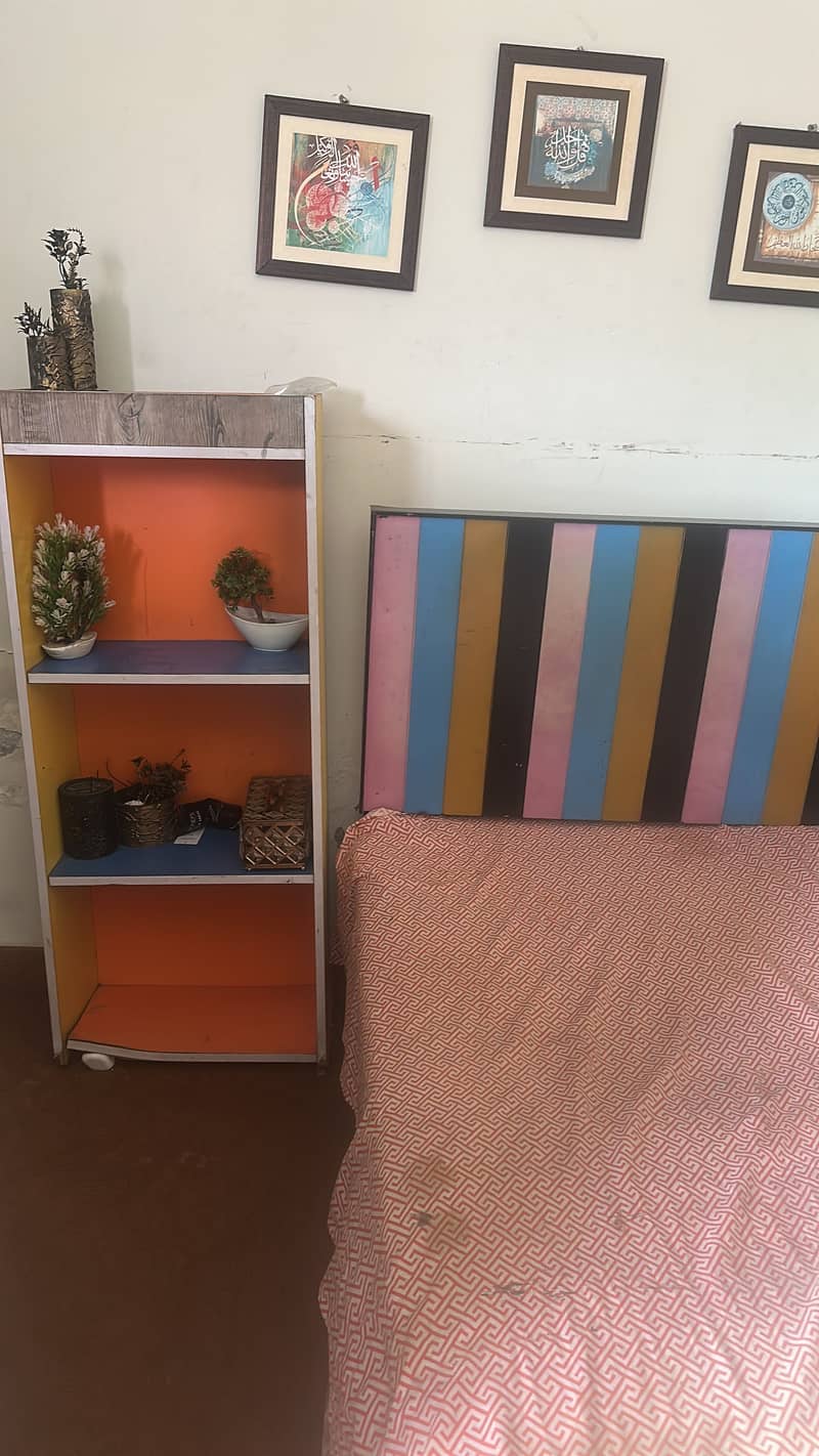 Bed with rack 0