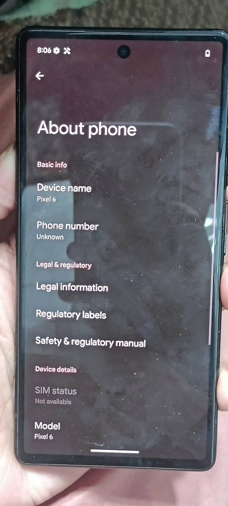 Google Pixel 6 5