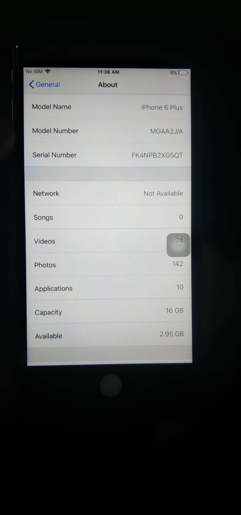 Apple iPhone 6 Plus 6