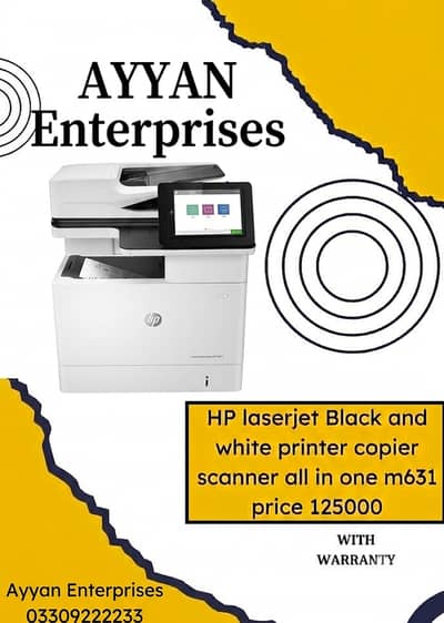 HP laserjet M632dn printer copier scanner all in one for sale