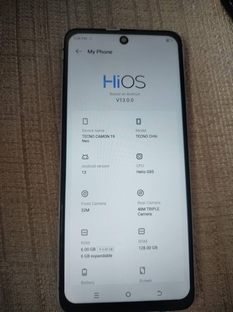 Tecno Camon 19 5