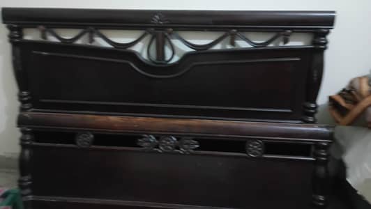 Double Size King Bed with Mattress