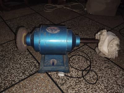 bench buffing machine polishing metal & steel